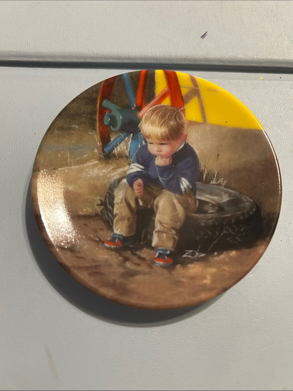 Mini decorative plate, Donald Zolan